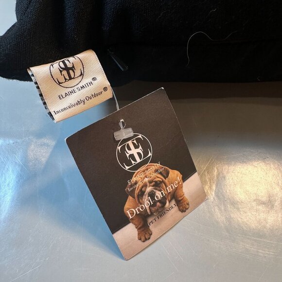 Elaine Smith Decorative Pillow Embellished Diamond Square Outdoor Pet Friendly - Picture 2 of 16